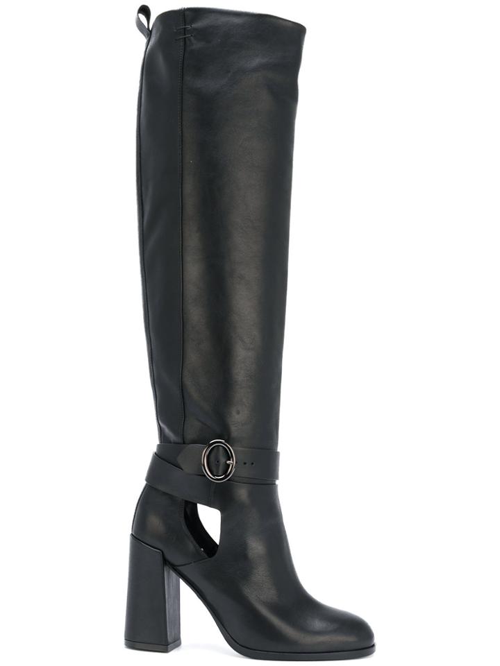 Dorothee Schumacher Cut-out Detail Boots - Black