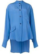 Petar Petrov Front Pockets Shirt - Blue