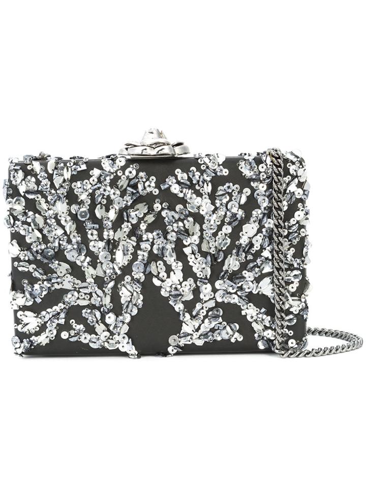 Oscar De La Renta Minaudière Clutch Bag - Black