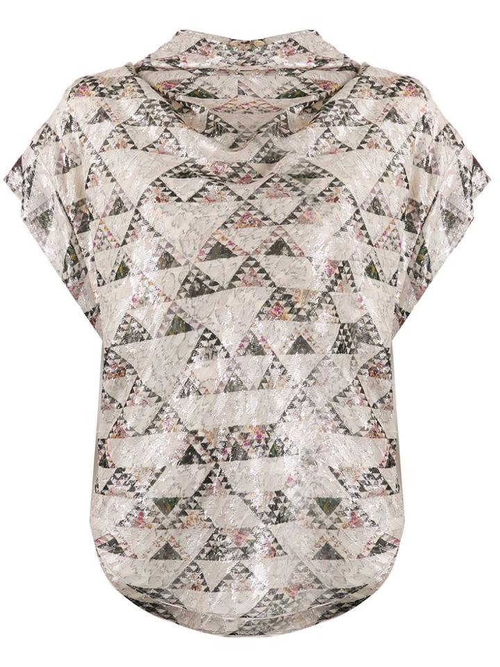 Isabel Marant Imany Printed Blouse - Neutrals