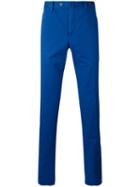 Pt01 - Slim-fit Trousers - Men - Cotton/spandex/elastane - 58, Blue, Cotton/spandex/elastane