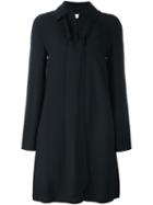 Chloé Tie-neck Dress, Women's, Size: 44, Black, Silk/acetate/viscose