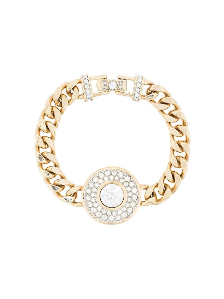 Susan Caplan Vintage 1970s Vintage Swarovski Crystal Bracelet -