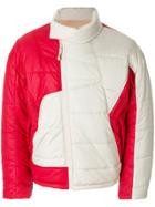 Gmbh Patchwork Panel Quilted Jacket - Red
