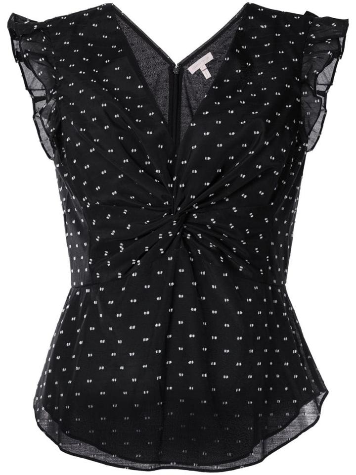 Rebecca Taylor Birdseye Blouse - Black