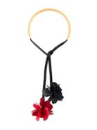 Marni Leather Flower Necklace