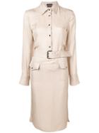 Tom Ford Belted Shirt Jacket - Neutrals