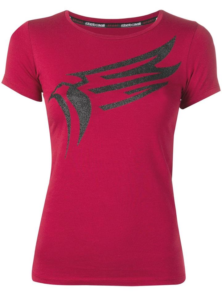 Roberto Cavalli Printed Eagle T-shirt - Red
