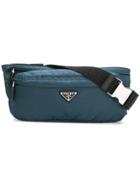 Prada Shell Belt Bag - Blue
