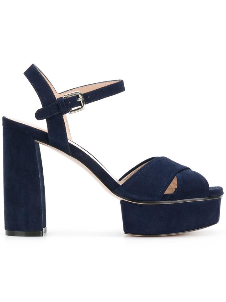 Stuart Weitzman Exposed Sandals - Blue