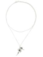 Shaun Leane 'cherry Blossom' Diamond Long Pendant Necklace, Women's, Metallic