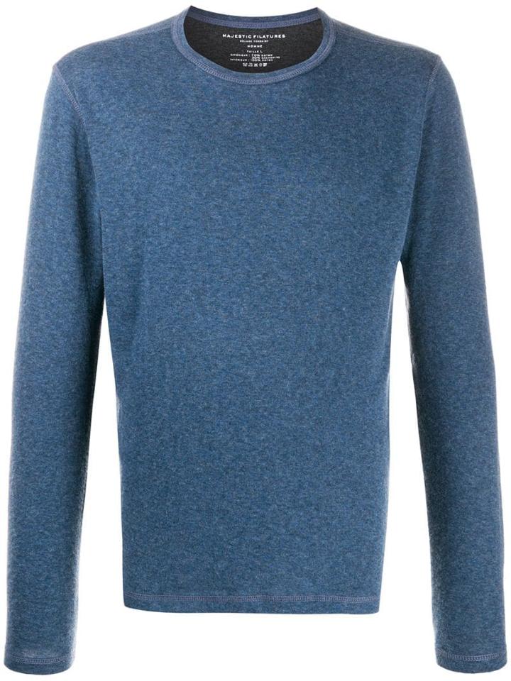 Majestic Filatures Crew Neck Sweater - Blue