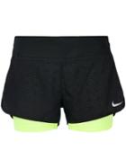 Nike - Layered Shorts - Women - Polyester - L, Black