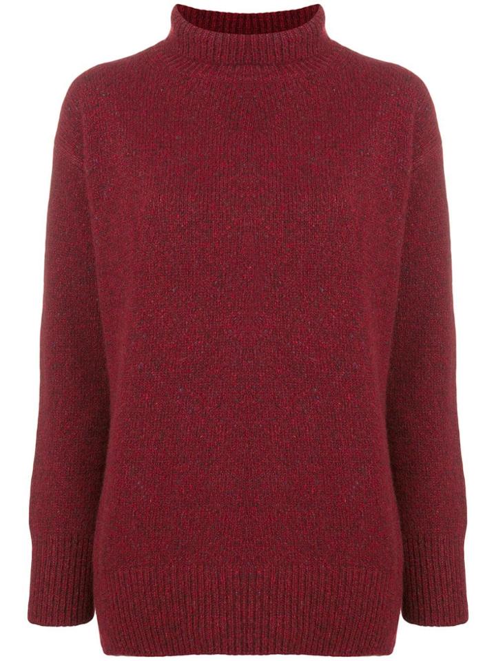 Vince Turtleneck Jumper - Red