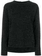Fendi Shimmer Knit Sweater - Black