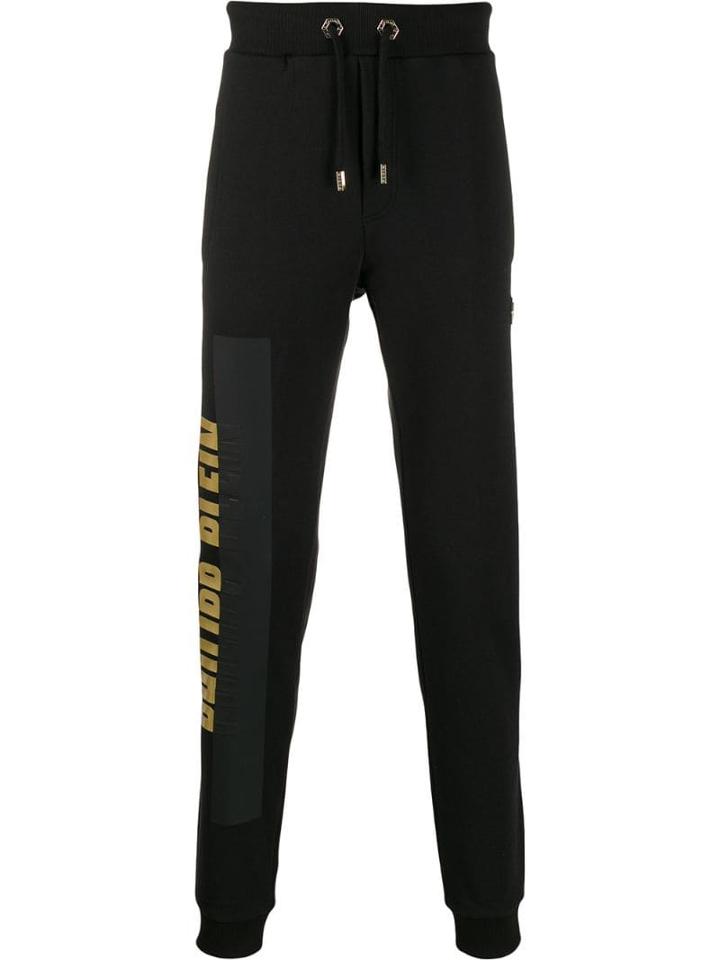 Philipp Plein Half-logo Track Pants - Black