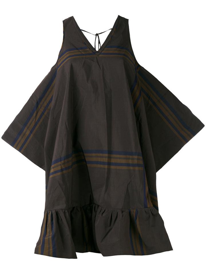 Uma Wang - Tumelo Tank - Women - Silk/cotton - M, Brown, Silk/cotton