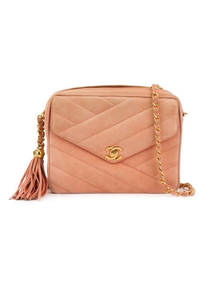 Chanel Vintage Flap Shoulder Bag, Women's, Pink/purple