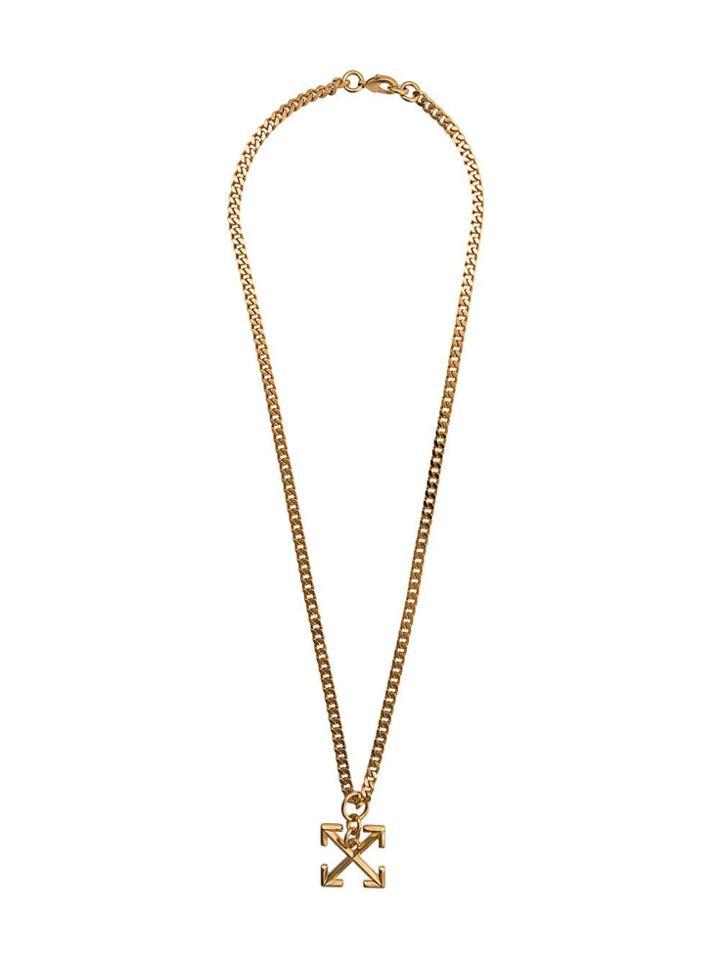 Off-white Arrow Logo Necklace - Gold