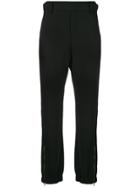 P.a.r.o.s.h. Cropped Elasticated Cuff Trousers - Black