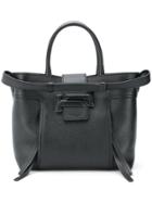 Tod's Double T Shopping Bag - Black