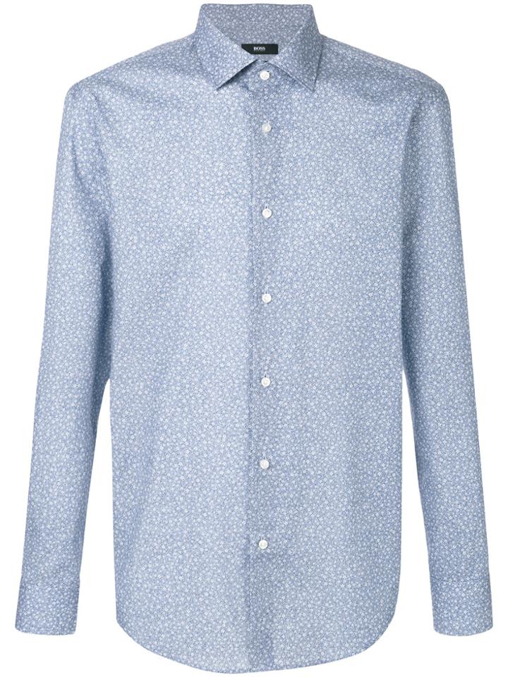 Boss Hugo Boss Floral Print Shirt - Blue