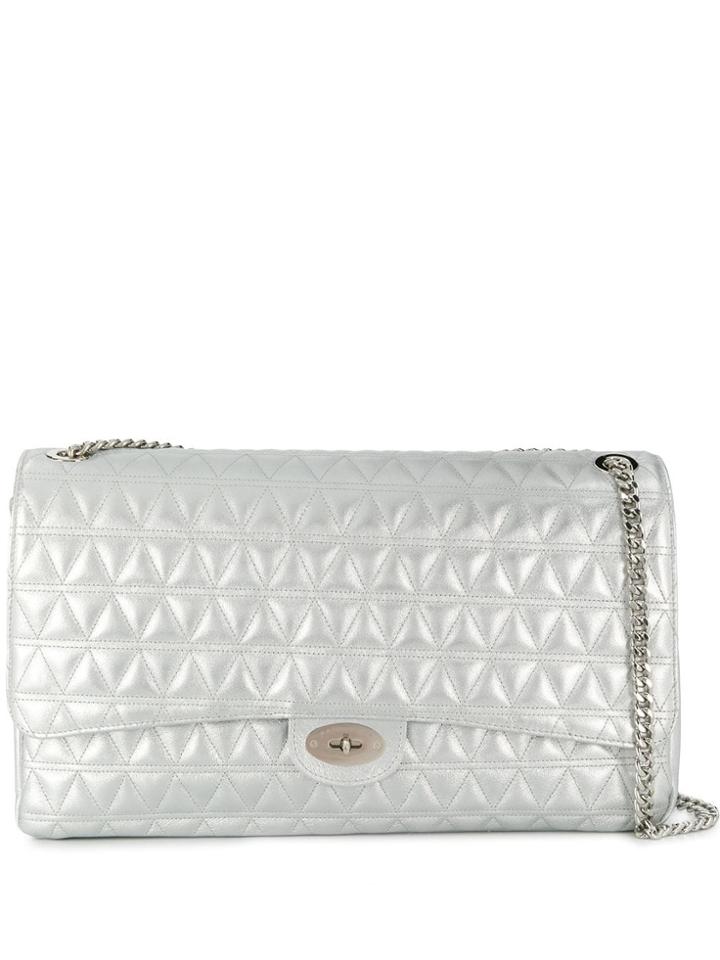Marc Ellis Pilar Large Embroidered Bag - Silver