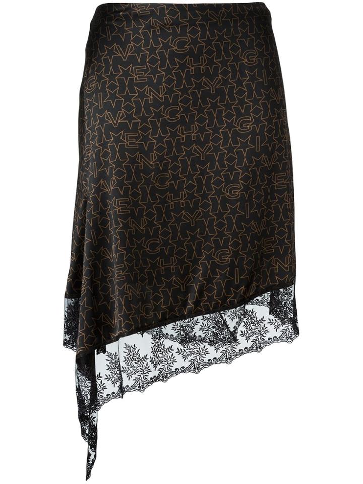 Givenchy Lace Panel Skirt - Black