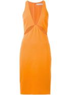 Dion Lee 'puncture' Dress, Women's, Size: 12, Yellow/orange, Polyester