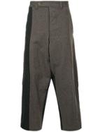 Yohji Yamamoto Vintage Baggy Cropped Trousers - Grey