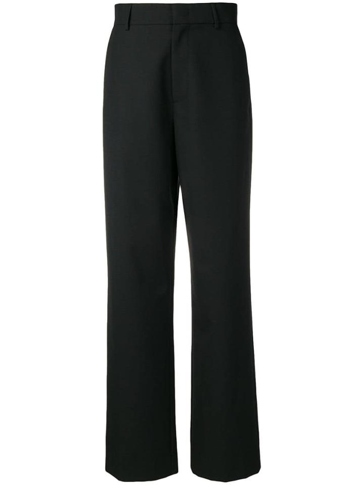 Krizia Straight-leg Trousers - Black