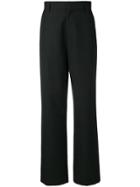 Krizia Straight-leg Trousers - Black