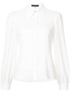 Alexa Chung Long Sleeve Shirt - White