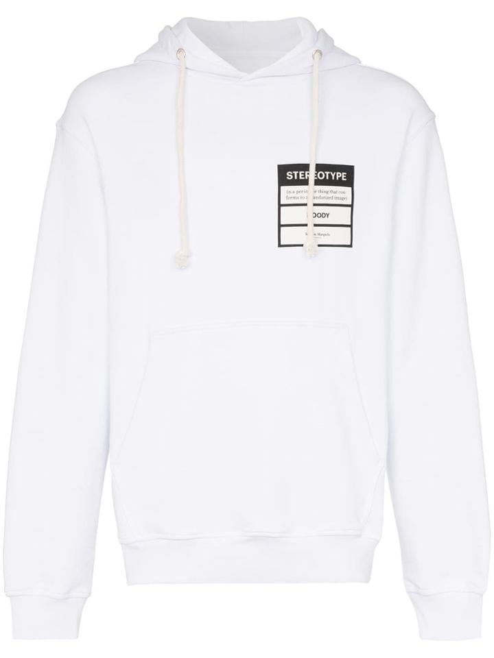 Maison Margiela Mm Logo Hd Swt Wht - White
