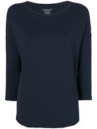 Majestic Filatures Three Quarter Sleeve T-shirt - Blue
