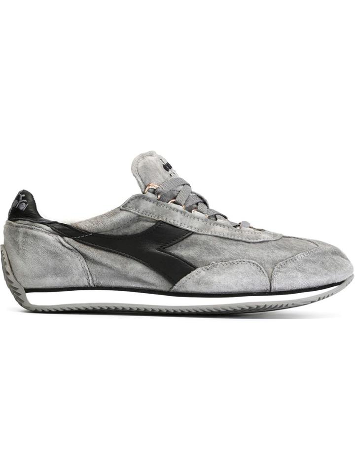 Diadora Panelled Lace-up Sneakers - Grey