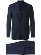 Mp Massimo Piombo Check Plaid Notched Lapels Suit