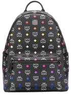 Mcm Spectrum Diamond Backpack - Black