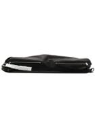 Rick Owens Long Zipped Waist Bag - Black