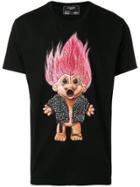 Dom Rebel Troll Print T-shirt - Black
