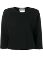 Moschino Boxy Fit Sweatshirt - Black
