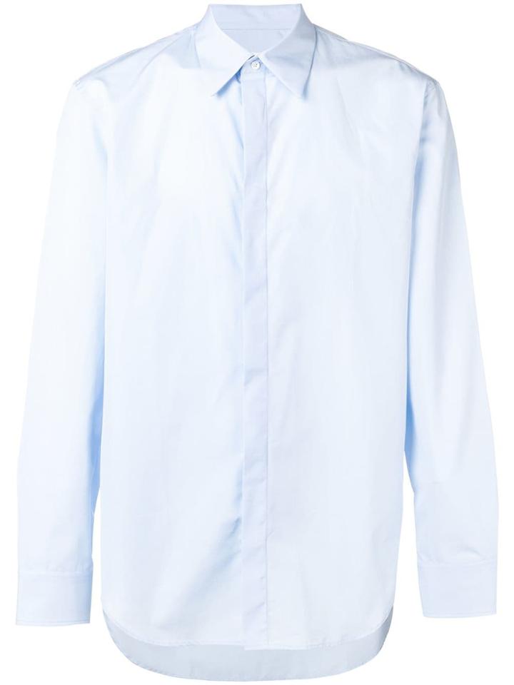 Maison Margiela Concealed Fastening Shirt - Blue