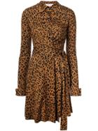 Dvf Diane Von Furstenberg Animal Print Dress - Brown
