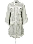 Mr & Mrs Italy Washed Shirt Dress - Green