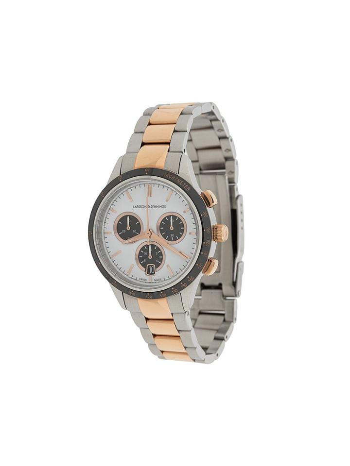 Larsson & Jennings Rally 38mm 3 Link Watch - White