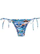Track & Field Laço Bikini Bottoms - Blue