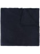 Liska Knitted Scarf, Women's, Blue, Silk/cashmere