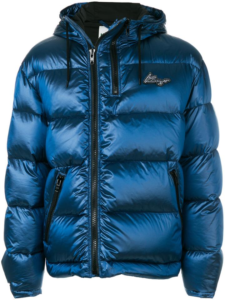 Kenzo Padded Coat - Blue