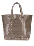 Vanessa Bruno Eyelet Detail Tote - Grey