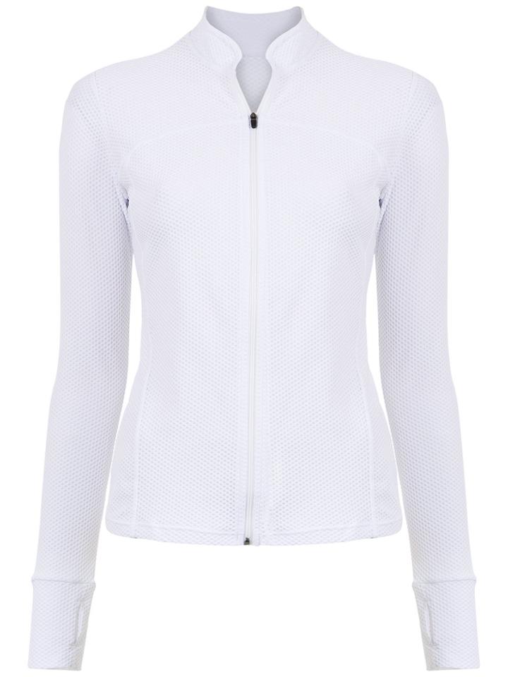 Track & Field Mesh Jacket - White